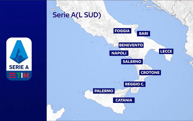 Serie A, ipotesi Sud Italia: se il campionato si disputasse dalla Campania alla Sicilia